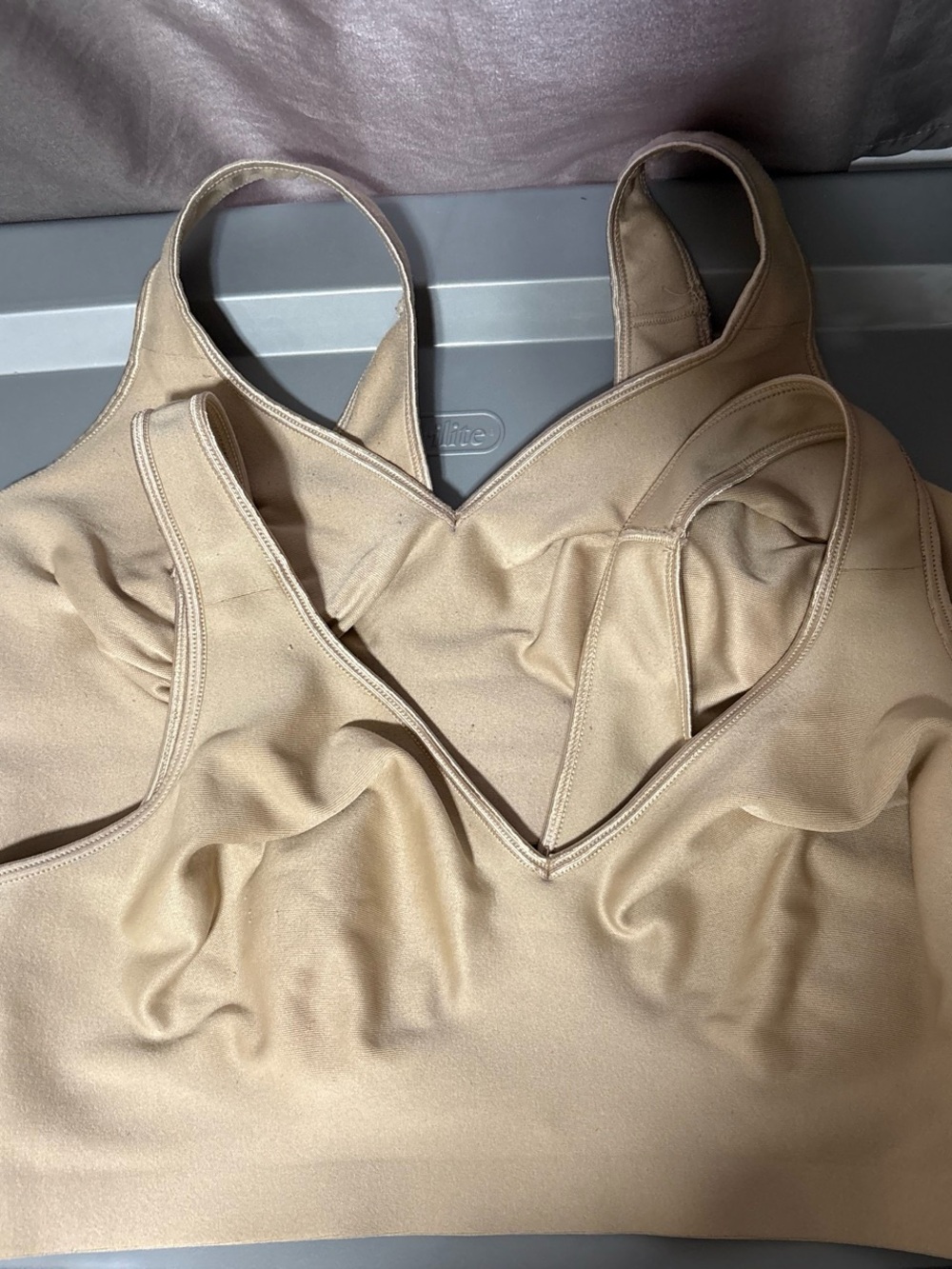 Hanes Nude Beige Seamless Bralette